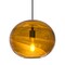 Besa Lighting Geno Cord Pendant, Vapor Amber, Black Finish, 1x7W LED Filament 1JT-GENOAM-EDIL-BK - alternate 1